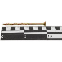 Универсальный саморез МЕТАЛЛСЕРВИС 6x100 желтый цинк, 50 шт. 1240050