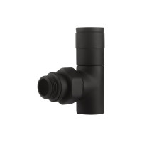 Набор дизайн-вентилей ROYAL THERMO PIANO угловой (черный) 1/2 НС-1422585