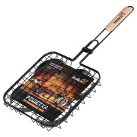 Решетка для барбекю, для гамбургеров с антипригарным покрытием Helios HS-RBA SHB084 58.5x26.5x26.5x3.5 см 291528