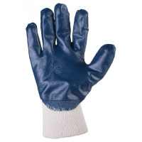 Защитные перчатки с полным нитриловым покрытием JetaSafety JN062-L