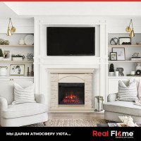 Электрический камин RealFlame Akron STD WT+Sparta 25,5 LED 10014433