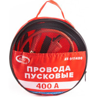 Пусковые провода AUTOVIRAZH 400 А, в сумке ПВХ, комплект AV-911400