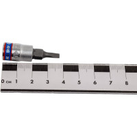 Головка-бита торцевая, 1/4", Slotted, 3,5х1,2 мм, L=37 мм KING TONY 203235