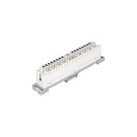 Плинт 10 пар NIKOMAX крепление под кронштейн, белый, 10шт NMC-PL10-DC-10