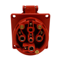Фланцевая розетка ABL 5P 63А 400V, IP67, 100x100 MM F53S357