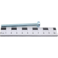 Винт с полуцилиндрической головкой Метизный двор 6x70 DIN 7985, 100 шт. 4607159067357