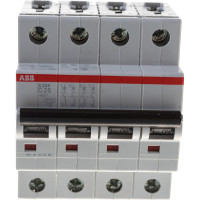 Автоматический выключатель ABB S204 4P 25A 6kA 2CDS254001R0254
