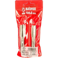 Набор метчиков Bucovice Tools из 2-х, DIN 352 HSS, UNC 5/8, 11 н/д 145580 145580-2