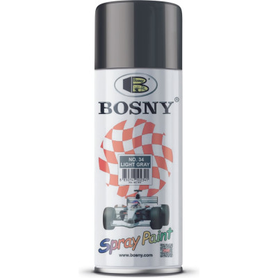 Универсальная краска Bosny светло-серый RAL7011 34