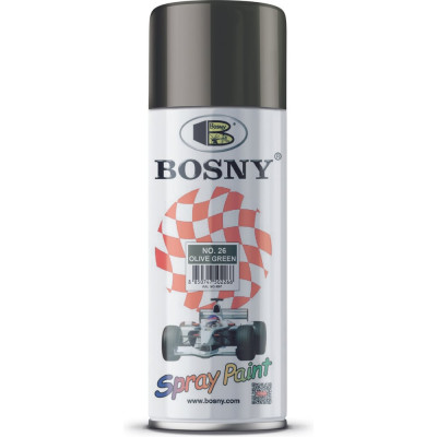 Универсальная краска Bosny зеленый оливковый RAL6003 26
