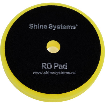 Круг полировальный полутвердый желтый RO Foam Pad Yellow 155 мм Shine systems SS545