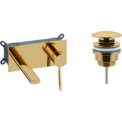 Встраиваемый смеситель для раковины Wellsee ONCE! and forever в наборе 3 в 1 201000448