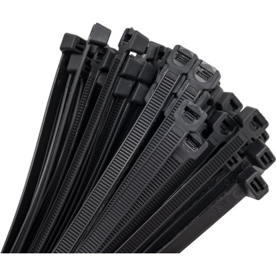 Нейлоновый хомут НЗЭТК 7.6х250 мм, черный 98012