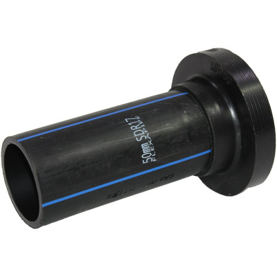 Втулка под фланец Флексапайп + ПЭ100, SDR17, Ø50, удлиненная FLEXAPIPE УТ0049742