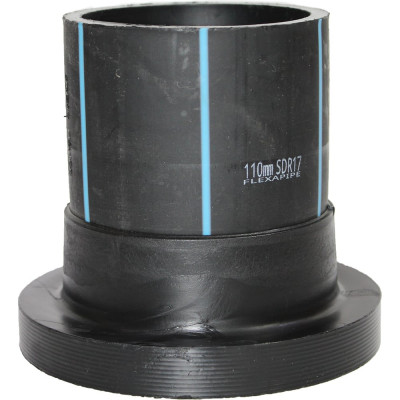 Втулка под фланец Флексапайп + ПЭ100, SDR17, Ø110, удлиненная FLEXAPIPE УТ0049746