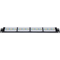 Патч-панель LANMASTER 19", 24 порта RJ-45, категория 6, UTP, 1U, LAN-PPL24U6