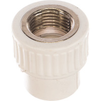 Комбинированная муфта СТМ ПЛАСТ PP-R, с внутренней резьбой DN 20х1/2 CPSF2012