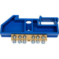 Нулевая шина TDM N с изолятором на DIN-рейку 6x9мм 6 групп SQ0801-0126