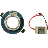 Встраиваемый декоративный светильник Fametto серия Luciole DLS-L110, GU5,3, CHROME MATT CLEAR UL-00000361