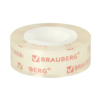 Клейкая лента BRAUBERG КРИСТАЛЬНАЯ 19 мм х 33 м, 2 шт. европодвес 227261
