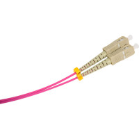 Оптический патч-корд TopLAN дуплексный, MM 50/125, 1 м, DPC-TOP-OM4-LC/P-SC/P-1.0