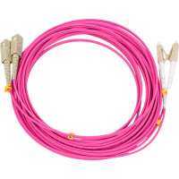 Оптический патч-корд TopLAN дуплексный, MM 50/125, 7 м, DPC-TOP-OM4-LC/P-SC/P-7.0