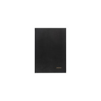Книга учета BRAUBERG 96л, клетка, твердая, А4, 200х290мм, черная 130223