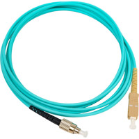 Оптический патч-корд TopLAN симплексный, MM 50/125, 3 м, PC-TOP-OM3-FC/P-SC/P-3.0