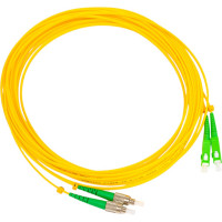 Оптический патч-корд TopLAN дуплексный, FC/APC-SC/APC, SM 9/125, 10 м, DPC-TOP-652-FC/A-SC/A-10