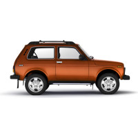 Рейлинги PT Group с попереч.проф.1,35 Черный муар Усиленный LADA 4х4 2121 1993 01210701 LNI551502