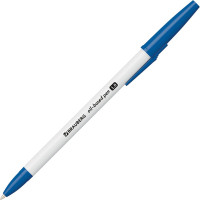 Ручка 48 шт в упаковке BRAUBERG шариковая масляная Stick Medium СИНЯЯ узел 1мм линия 05мм  143419
