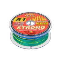 Плетеная леска WFT KG STRONG Multicolor 600/032 1D-C-822-032