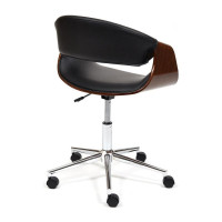 Кресло Tetchair bend искусственная кожа, орех/черный 13665