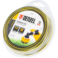 Леска двухкомпонентная для триммера SkyCutter 3 мм, 12 м, блистер, квадратная Denzel 96839