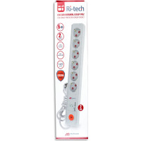 Сетевой фильтр Mutlusan electric RI-TECH 6 гнезд с USB 3x1,5мм 1,5м 001 175 660002 15 00