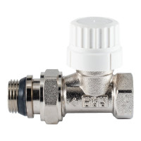 Термостатический клапан радиатора PROFACTOR прямой, с преднастройкой и уплотнением, 1/2 PF RVT 980UR