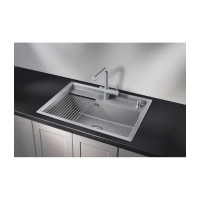 Кухонная мойка GRANULA KS-7301 АЛЮМИНИУМ