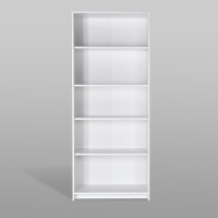Стеллаж Гуд ЛАКК СИРИУС 5 полок, 78x34x190 см, белый 2.02.07.120.1