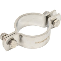 Трубный хомут без ножки TITAN LOCK DN40 (40-41 мм), нерж. 304 TL040FPS