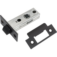 Межкомнатная защелка PUERTO пластиковый язычок, черный B2B L 5-45 plastic Black