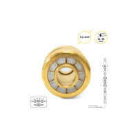 Муфта латунная ремонтная для шланга 1/2" POLYAGRO 7577710