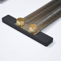 Линейка GOLDRATIO t-rule 120 мм, с карандашом М00021517