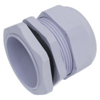 Сальник ГОФРОМАТИК pg 48 пластик (37-44мм) ip68 серый zeta30909