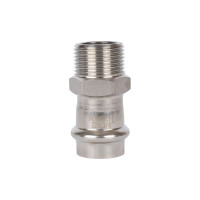 Переходник ROMMER Rss-0021-002234 впр-нр, 22x3/4, из нержавеющей стали, прессовой RG0091KSNP3H5C