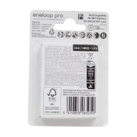 Аккумулятор Panasonic eneloop pro BK-4HCDEC4BE 930mAh ААА R03 +футляр BL4 УТ-00000701