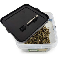 Саморезы для монтажа террас и фасадов Camo Deck Wood Screws 41x4,2 mm, C4, T20 350 шт., с антикоррозийным покрытием, арт. 41350C4