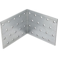 Перфорированный уголок ALBERTS цинк, 100x100x80x2,5 мм 332068