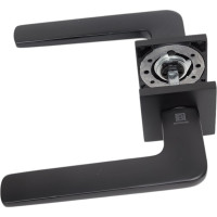 Дверные ручки на тонкой розетке BUSSARE FRESCO A-55-40 BLACK 940000004026