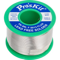 Бессвинцовый припой PK-99L10F 1 мм, 0.25 кг, Sn99.3/0.7Cu (5013 флюс безотм. RMA) ProsKit С00040241