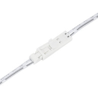 Коннектор для соединения светодиодной ленты MAKSILED 2pin male+female, провод 20см awg22 (комплект), 10 пар K7-2pin